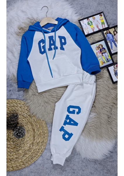 Erkek Çocuk Eşofman Takımı %100 Pamuk Kapüşonlu