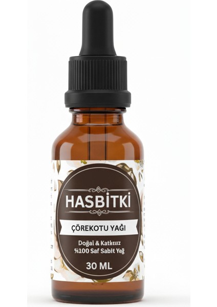 Çörek Otu Sabit Yağı 30 ml – Saf ve Doğal, Soğuk Pres