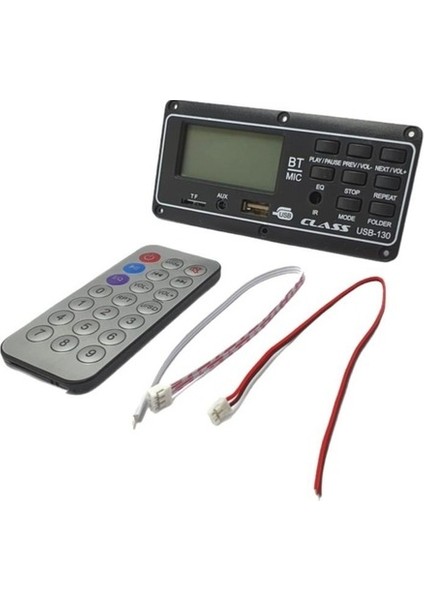 USB-130 USB Sd Mıc Aux Bluetooth Kumandalı Ekranlı Çevirici Dijital Player Board fiyatları