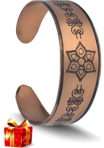 El Yapımı Ayarlanabilir Saf Bakır Bileklik, Bakır Bilezik BB-341