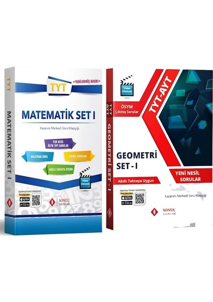 Tyt Matematik Modüler Set 1 ve Geometri Set 1 Seti 2 Kitap