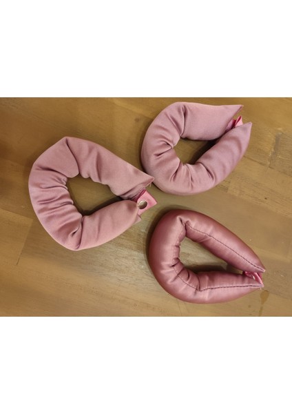 Saten dörtlü ,çıtçıtlı ,saç şekillendiren bigudi seti modelleri