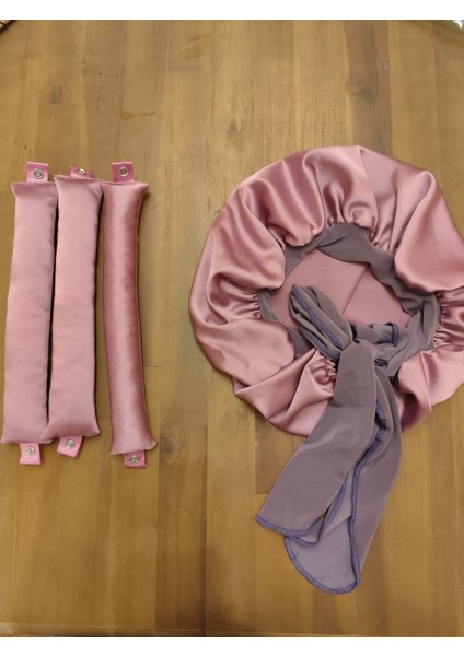 Saten dörtlü ,çıtçıtlı ,saç şekillendiren bigudi seti fırsatları