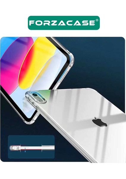 iPad 11. Nesil 11 Inch 2025 A3355 A3356 ile Uyumlu Anti Shock Silikon Kılıf Şeffaf - FC014 fiyatları