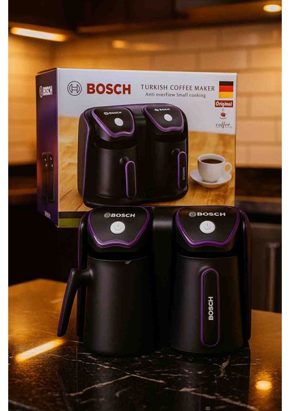 Türk Kahvesi Makinesi 8 Fincan Kapasiteli Çift Hazneli