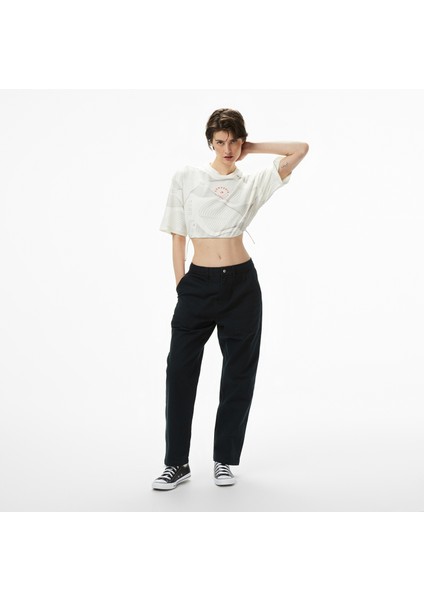 Star Chevron Baskılı Kadın Krem T-SHIRT.286 modelleri