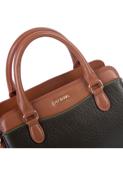 Şık Kadın Midi El ve Omuz Çanrası Haki Taba Victoria fiyatları