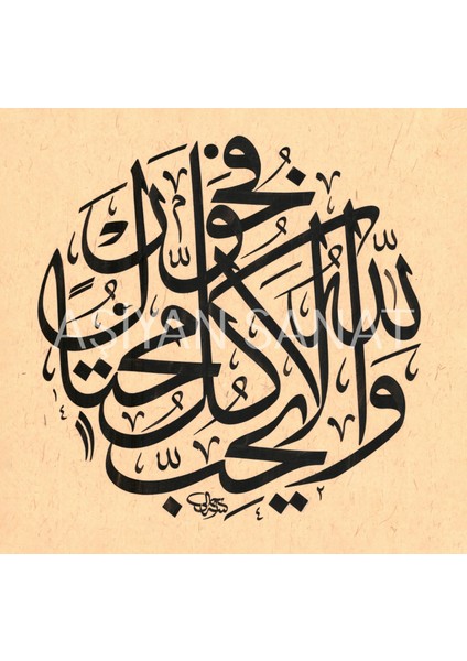 Hadid Suresi 23.ayet (Kanvas Baskı)