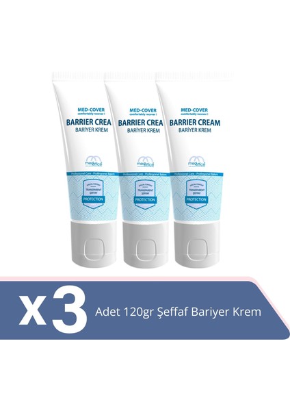 Medcover Bariyer Krem 120 gr x 3 Adet