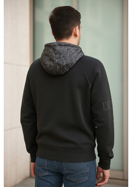 Erkek Yarım Fermuarlı Kapüşonlu Sweatshirt modelleri