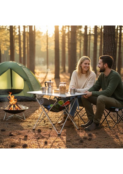 Masa Altı Saklama Filesi, Kamp Piknik Outdoor Için Masa Altı Kamp Malzemeleri S-35X35 cm - Mavi fırsatları