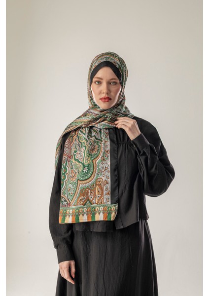 Zahtar Etnik Desen Janjan Şal