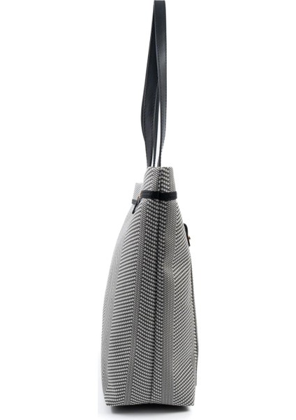 Siyah Beyaz - Siyah SP1203 Kadın Omuz Çantası modelleri