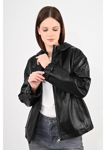 Kadın Deri Mont 8142SBR