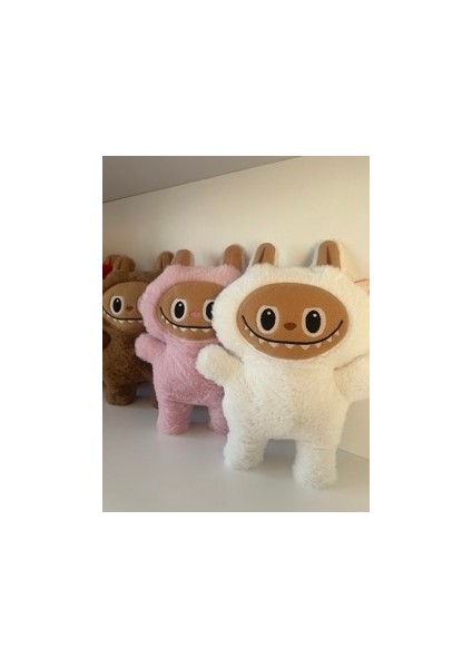 Labubu Peluş Yastık Pembe 35 cm fiyatları