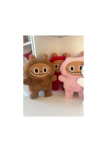 Labubu Peluş Yastık Pembe 35 cm modelleri