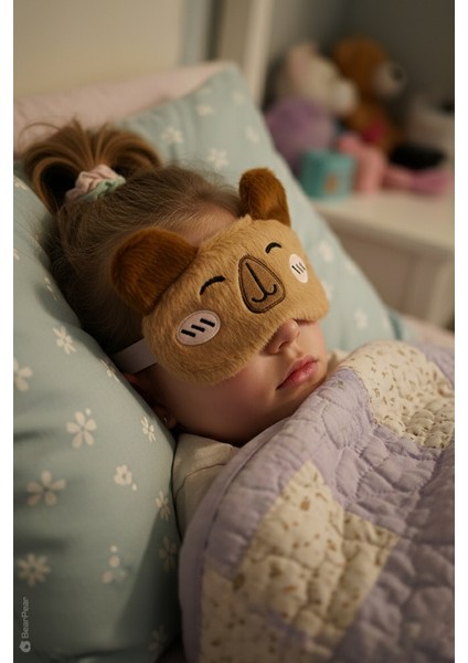 Kapibara Uyku Maskesi Peluş Uyku Maskesi Göz Bandı modelleri