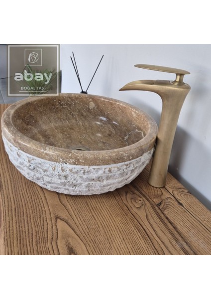 Noche Ttraverten Dışı Patlatma Yuvarlak Lavabo fiyatları