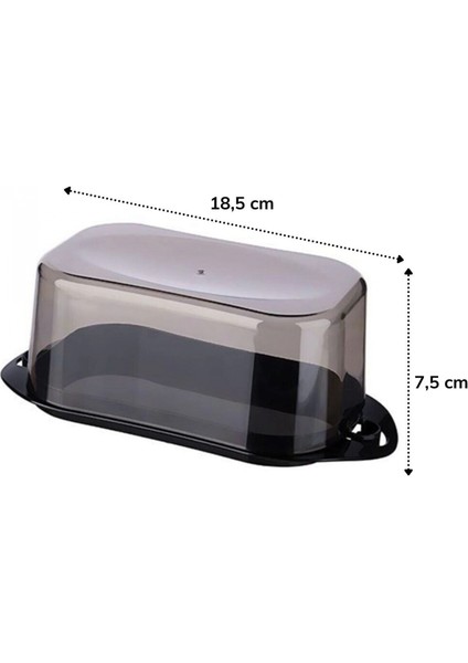 Kilitli Plastik Kapaklı Kahvaltılık Tereyağlık Peynirlik Erzak Saklama Kabı AP-9428 (K95) fiyatları