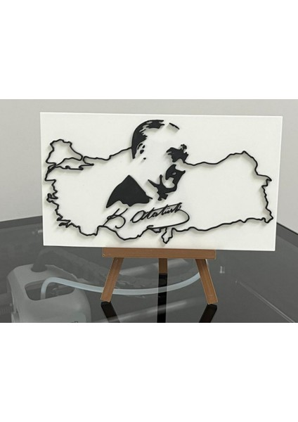 Atatürk Imzalı Türkiye Hiaritası Masaüstü Dekorasyonu | Masaüstü Süsü modelleri