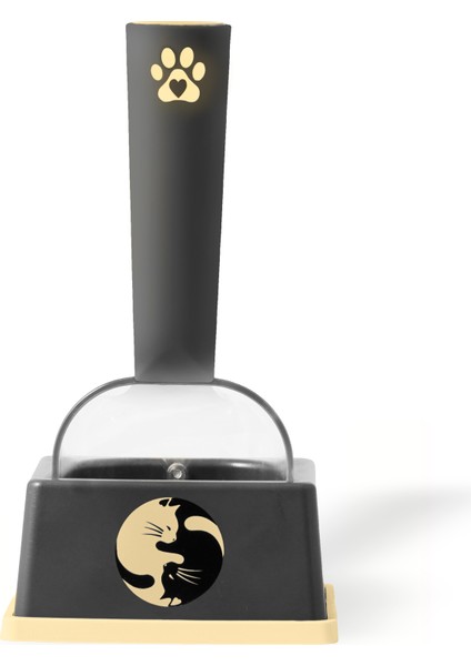 Platformlu Ölçülü Kedi Mama Kaşığı Standlı Ölçü Küreği fırsatları