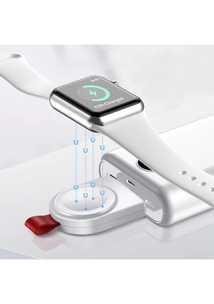 Ally Apple Iwatch 1-2-3-4-5-6-7-8 Se Magnetic Şarj CIHAZI-(5775) - M749K045-R67749 modelleri