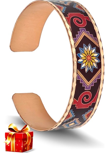El Yapımı Ayarlanabilir Saf Bakır Bileklik, Bakır Bilezik BB-348