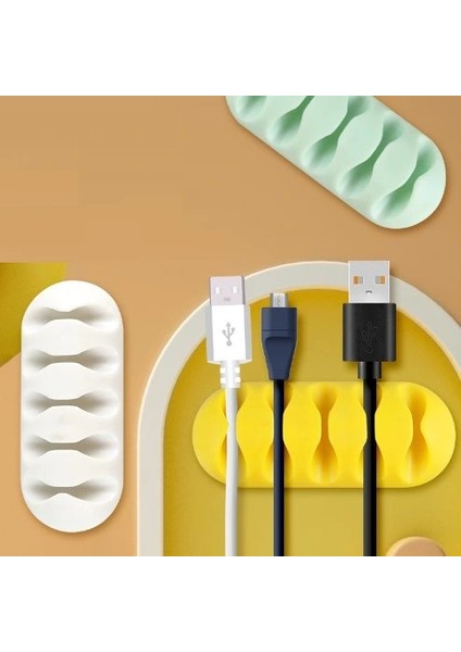 Kablo Tutucu 5 Kanallı 3lü Siyah modelleri