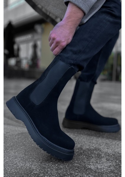 CH223 - Srt Alaska Süet Erkek Bot Sıyah indirimleri