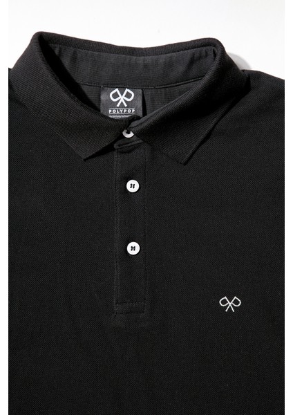 Siyah Regular Fit Polo T-Shirt modelleri