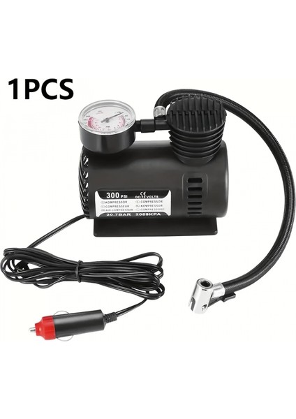 Plastik Gövdeli Siyah Mini Hava Kompresörü fırsatları