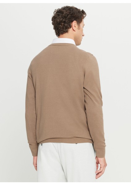 Bisiklet Yaka Standart Kahve Erkek Kazak ACE049261318_KHV indirimleri