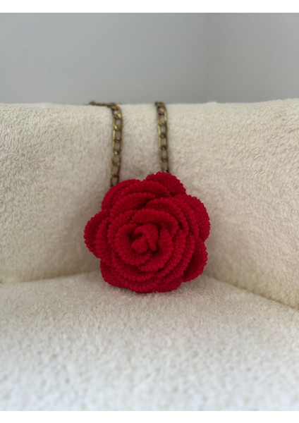 Gül Mini Bag kırmızı Omuzçantası