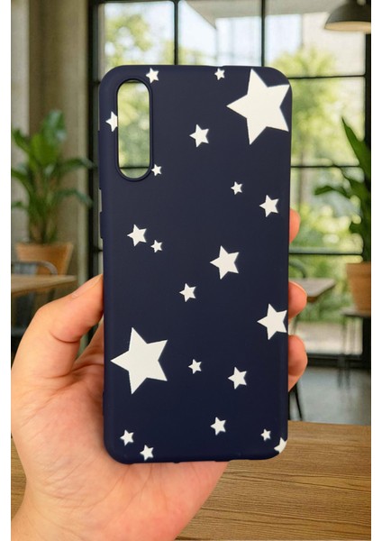 Samsung Galaxy A50 Uyumlu Mini Yıldız Desenli Silikon Darbe Emici Klasik Korumalı Rubber Kılıf fiyatları
