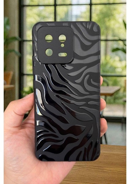 Xiaomi Mi 13 Uyumlu Zebra Desenli Silikon Darbe Emici Klasik Korumalı Rubber Kılıf fiyatları