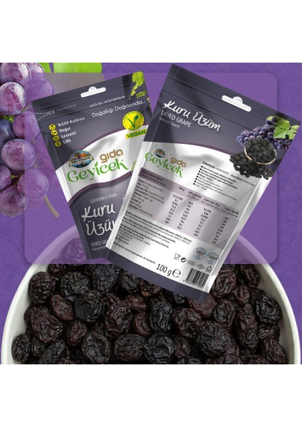 Kurutulmuş Üzüm 100 gr fırsatları