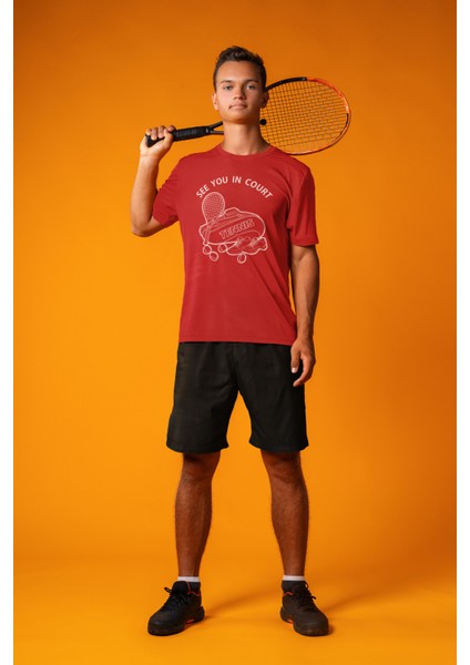 See You In Court Tennis T-Shirt modelleri