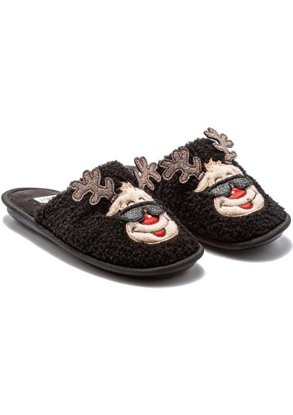 Twıgy Tw Happy Siyah Kadın Ev Terlik 37/41