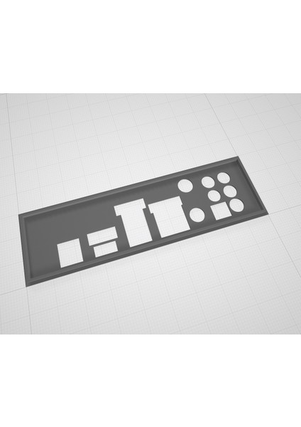 Asus Prime B550 Plus Uyumlu Anakart Arka Aynası