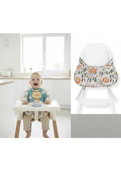 Laura Baby Uzun Kollu Sıvı Geçirmez Mama ve Aktivite Önlüğü