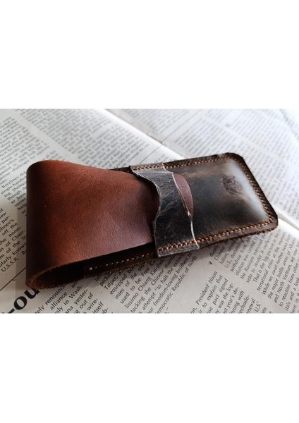 Crazy Gerçek Deri Özel Kalemleriniz Için Kalemlik ( 3*4 Kalem Için ) 28 cm \ 8 cm Büyük Boy NLU22