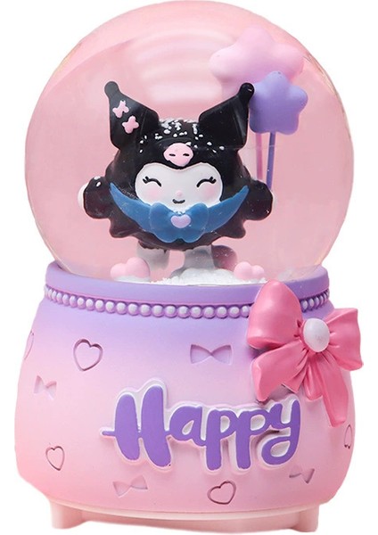 Işıklı Happy Tasarım Orta Boy Işıklı Müzikli Kar Küresi fiyatları