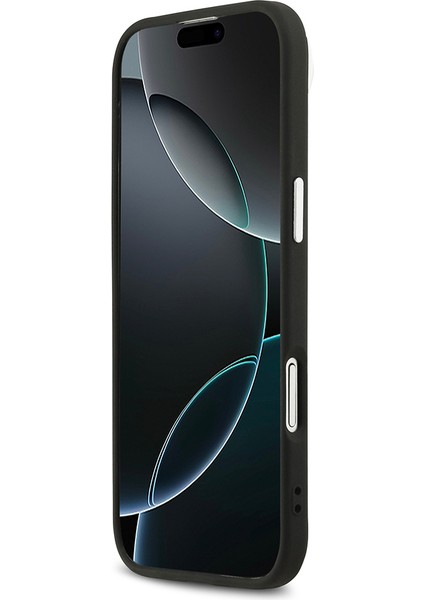 iPhone 17 Air Kılıf Guess Lisanslı M-Safeli Sıcak Baskılı Klasik Yazı Logolu Pu Deri Peony Siyah fırsatları