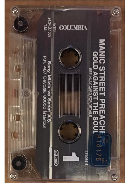 Manic Street Preachers – Gold Against The Soul Dikkat Kaset fiyatları