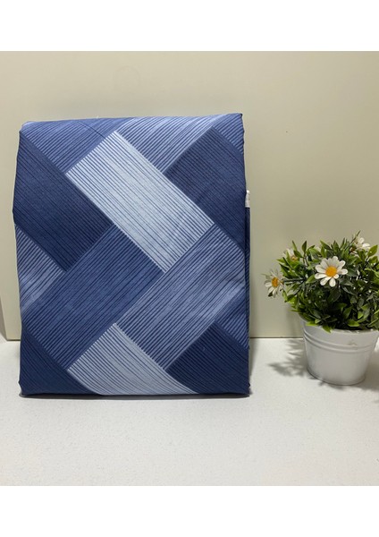 Ütü Masası Kılıfı Büyük Boy Ipli Stoperli Keçeli Kılıfı Örtüsü Bezi 55X140CM Blue Aura
