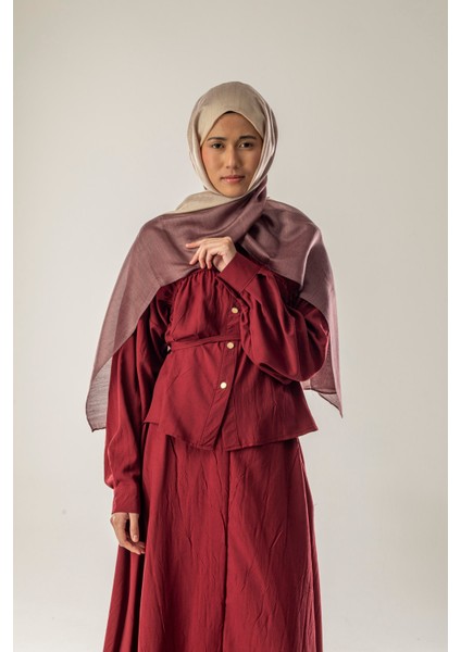 Ipek Degrade Şal Vizon- Ekru