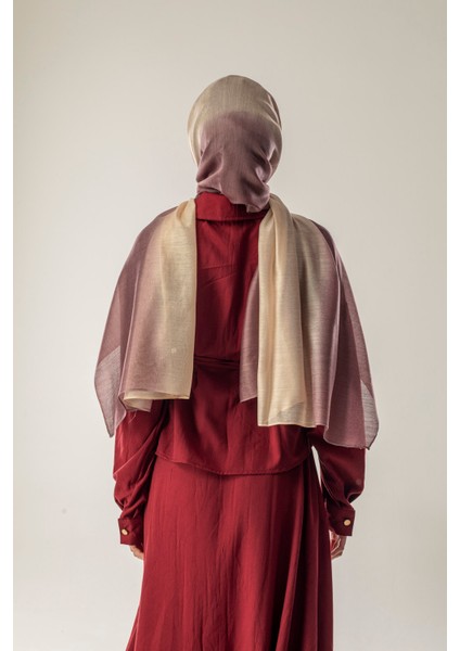 Ipek Degrade Şal Vizon- Ekru modelleri