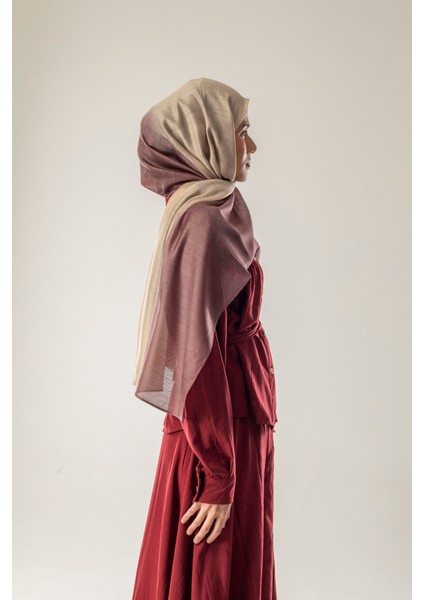 Ipek Degrade Şal Vizon- Ekru fırsatları