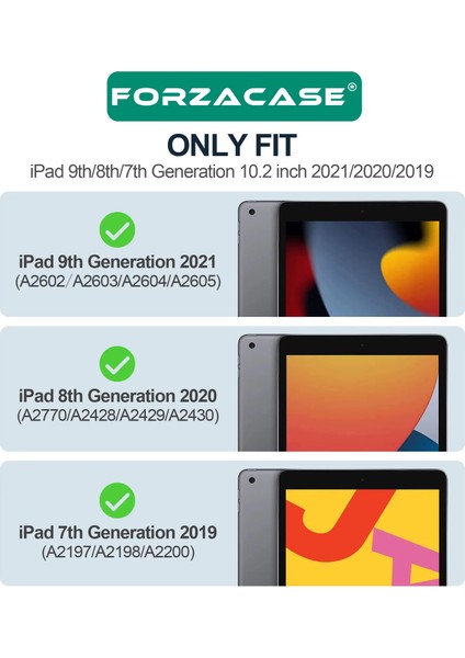 iPad 9. Nesil 10.2 Inch 2021 A2603 A2604 ile Uyumlu Anti Shock Silikon Kılıf Şeffaf FC014 fiyatları