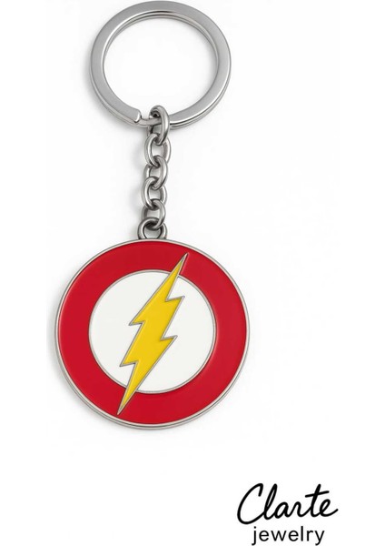 Metal Anahtarlık – Flash Logolu Dayanıklı Tasarım